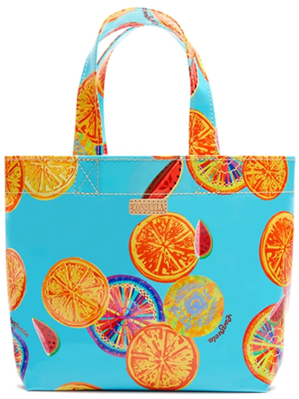 Consuela ChaCha Grab and Go Orange Citrus Printed Tote